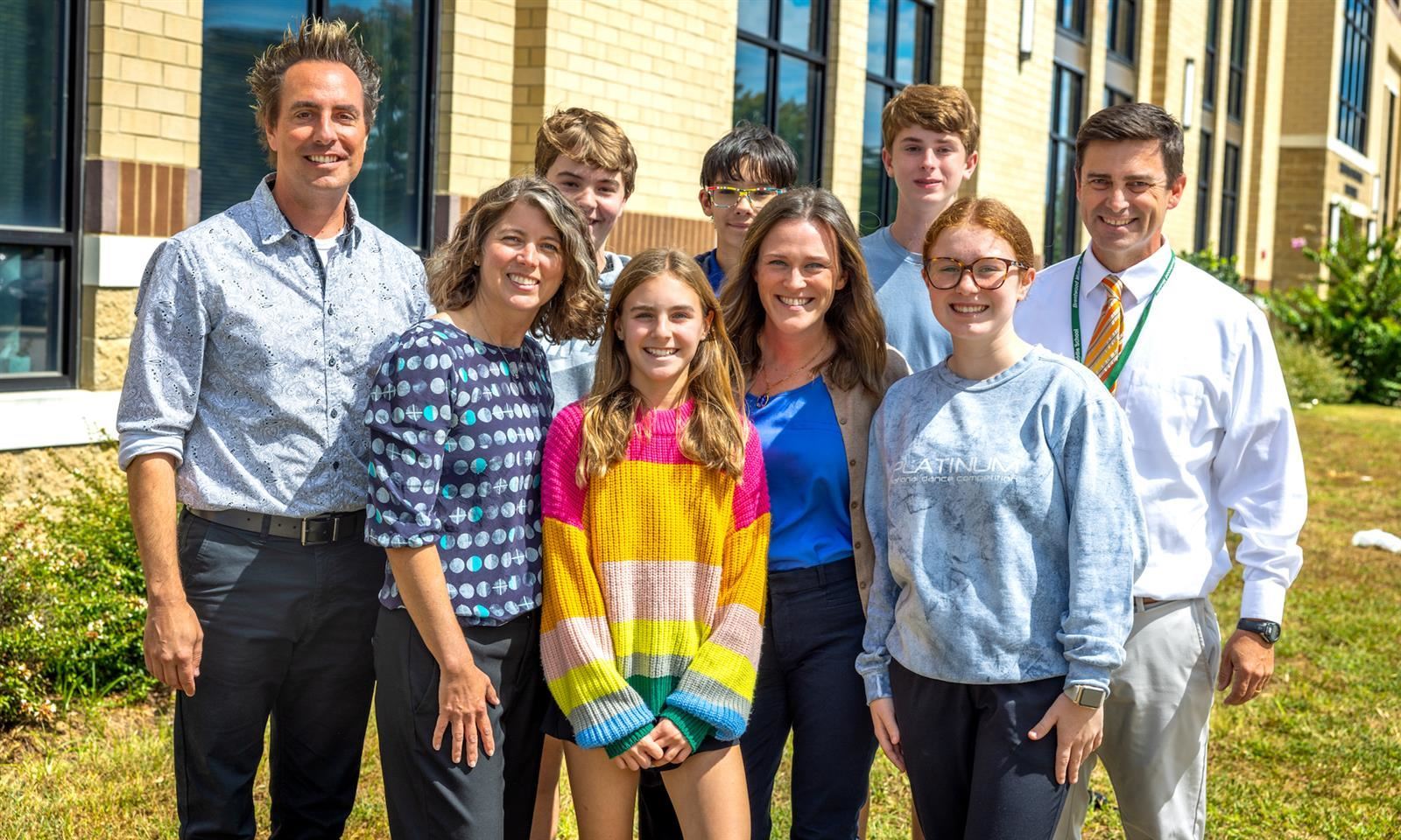  BMS Principals with students